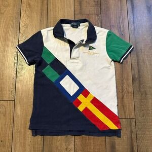 Vintage Polo Ralph Lauren Yacht Club Kids Polo Size 6